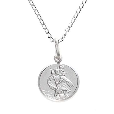 Alexander Castle Child's Silver St Christopher Necklace