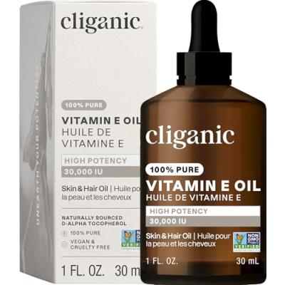 Cliganic Vitamin E Oil - 30,000 IU