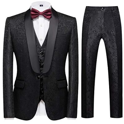 Sliktaa Men's 3-Piece Suit