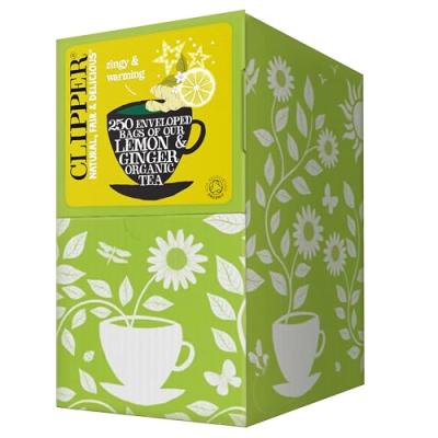 Clipper Lemon & Ginger Herbal Tea Bags
