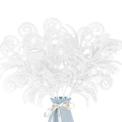 Glitter Christmas Leaves