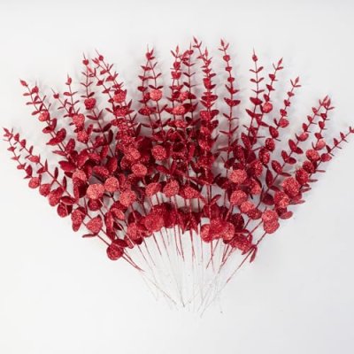 Glitter Eucalyptus Stems