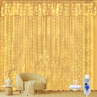 Ollny 300 LED Curtain Lights