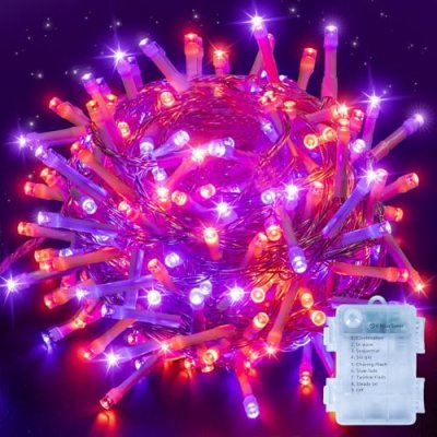 Ollny Halloween Decorations Lights Battery…