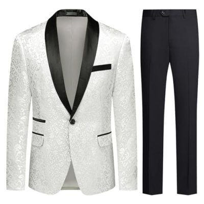 Allthemen Men's Tuxedo Suit