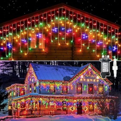 GlobaLink Outdoor Icicle Lights