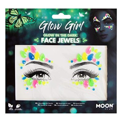 Glow in the Dark Face Jewels by Moon Glow -…