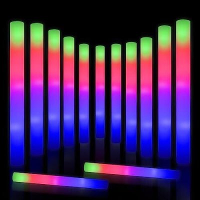 YQXTOOEL Glow Foam Sticks
