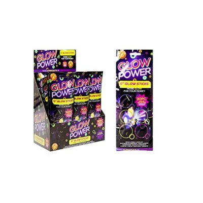 Glow Power Glow Sticks x 30 Pack 8 Inch 20cm with…