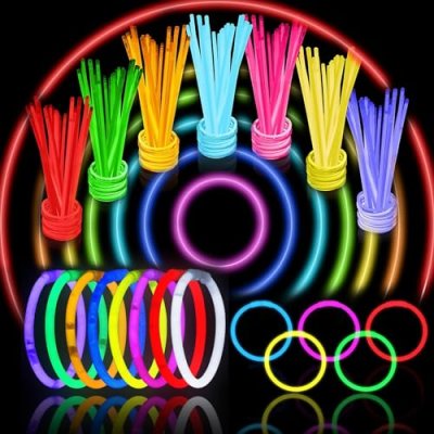 AUXHCYL Glow Sticks Party Packs - 205 Pcs…