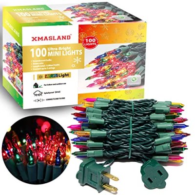 XMASLAND Ultra-Bright Connectable Multi Christmas…