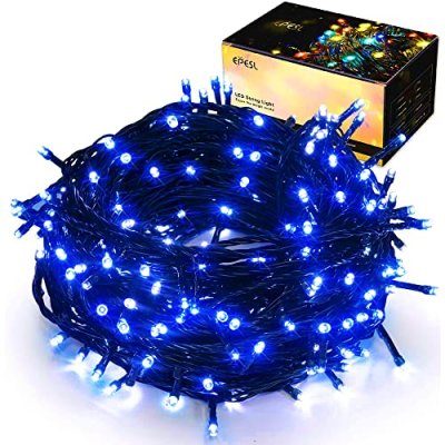 Blue LED Christmas Fairy Lights, 35m
