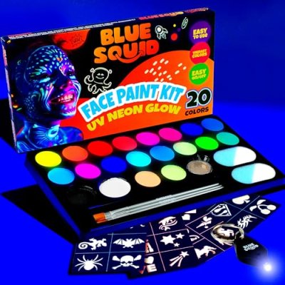 Blue Squid Kids Face Painting Kit