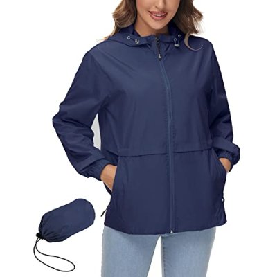IECCP Plus Size Womens Raincoats Light Weight…