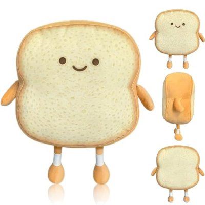 PGKDYC Plush Toast Pillow