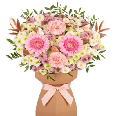 Blushing Elegance Flower Bouquet