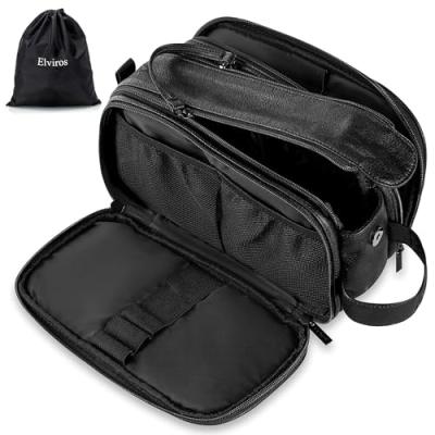 Elviros Men's Water-Resistant Toiletry Bag