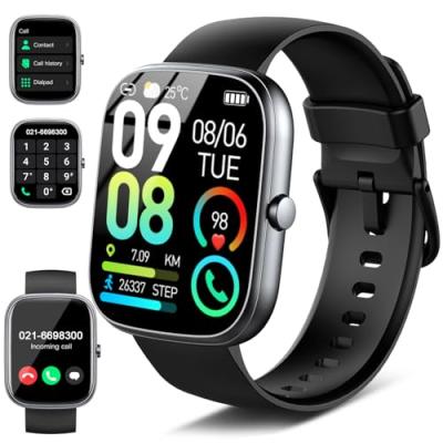 Smart Watch with Call Function and Fitness Tracker