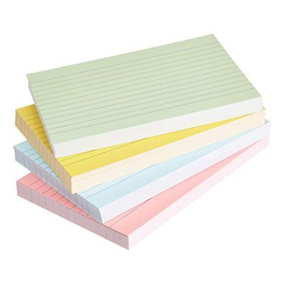 Amazon Basics A6 Index Cards