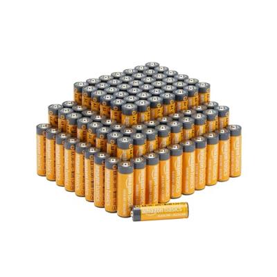 Amazon Basics AA Alkaline Batteries, 100-Pack
