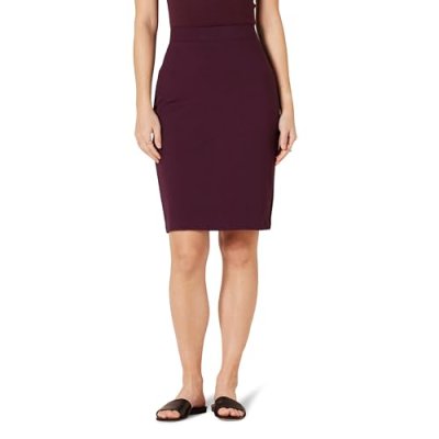 Amazon Essentials Women's Ponte Pull-on Above-The…