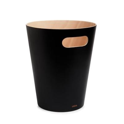 Umbra Woodrow Wooden Trash Can