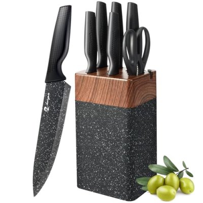 micocali Kitchen Knife Set, 6 Piece Knife Set…