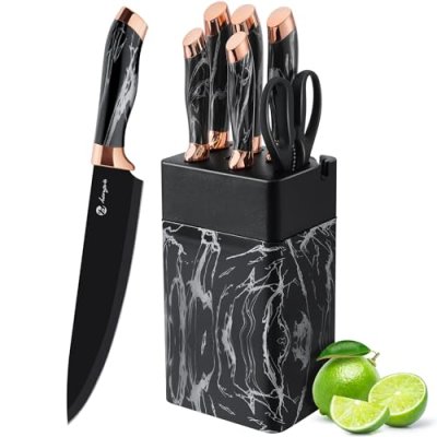 micocali Knife Set, Stainless Steel Kitchen…