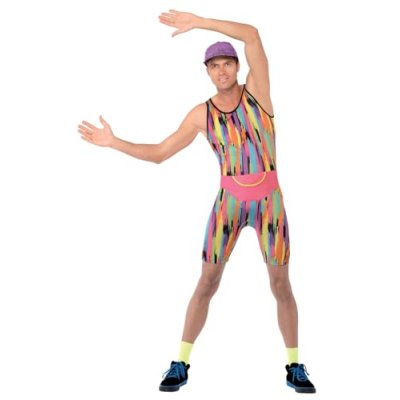 Smiffys Aerobics Instructor Costume, Multi…
