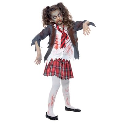 Smiffys Zombie School Girl Costume