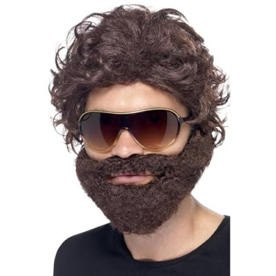 Smiffys Stag Do Kit, Brown with Wig, Beard and…