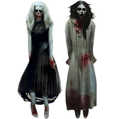 Amscan 670945- Halloween Party Ghost Girls Scene…