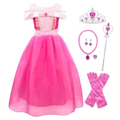 AmzBarley Princess Costumes for Girls Halloween…