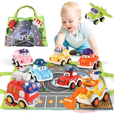 Anby Push and Go Cars Toy Set