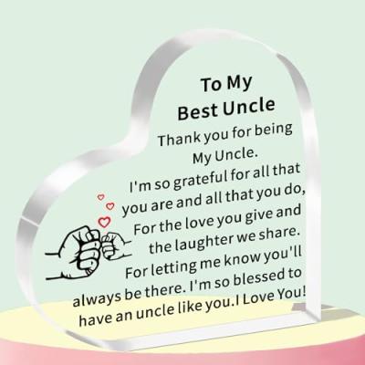 WTOPP Uncle Gifts Acrylic Plaque