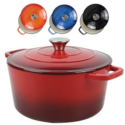 Andrew James Cast Iron Casserole