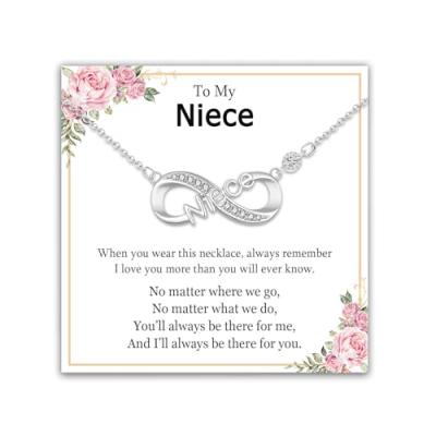 EPIRORA Infinity Pendant Necklace Niece Gifts