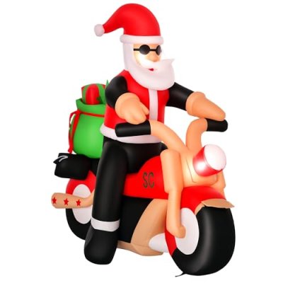 HOMCOM Inflatable Santa