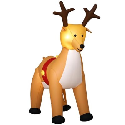 HOMCOM Inflatable Reindeer