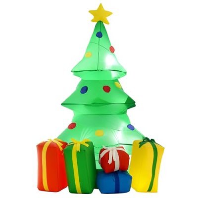 HOMCOM Inflatable Christmas Tree