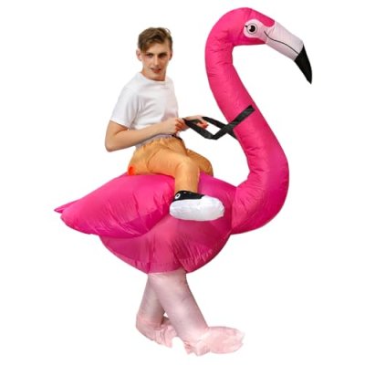 JASHKE Inflatable Flamingo Costume