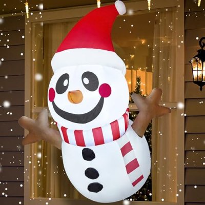 JOIEDOMI Inflatable Snowman