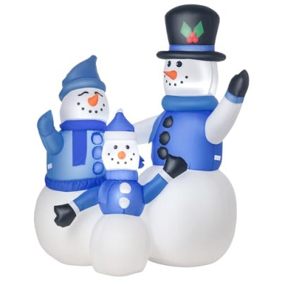 HOMCOM Inflatable Snowmen
