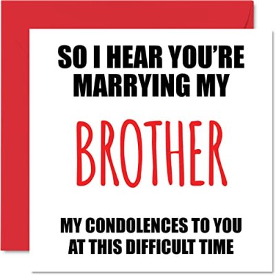 Engagement Card for Couples - Brother's Wedding