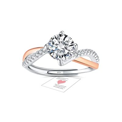 Engagement Rings - Adjustable Rose Gold Ring,…