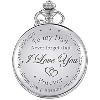 Engraved Pocket Watch - Dad Gift