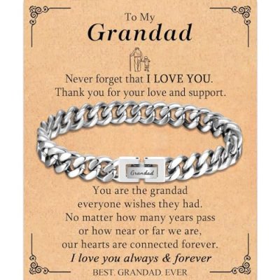 TEVOP Engraved Cuban Chain Bracelet