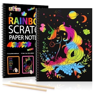Unicorn Scratch Art Gifts for Kids