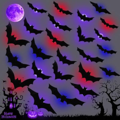 Aniepaa LED Halloween Bats