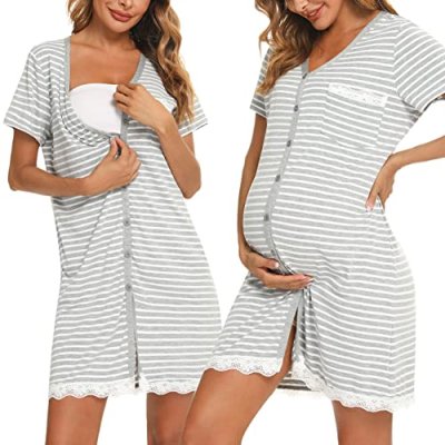 Uniexcosm Maternity Nursing Nightdress, Women's…